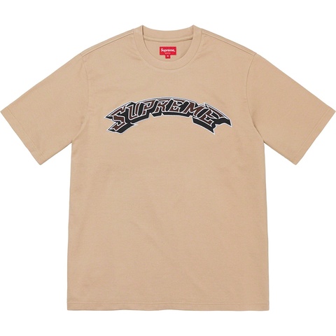 Supreme Appliqué Arc S/S Top - Dark Taupe