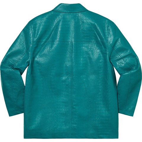 ジャケット・アウター SS22 Supreme Faux Croc Car Coat L Faux Croc Car Coat - spring/summer 2022 - Supreme