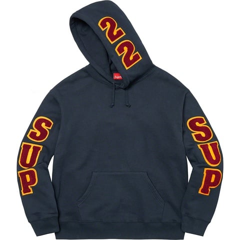 Supreme Team Chenille Hooded Sweatshirt - Supreme Supreme Team Chenille Hooded Sweatshirt - Supreme