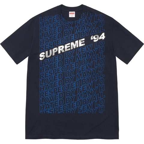 Supreme Respected Tee - Navy