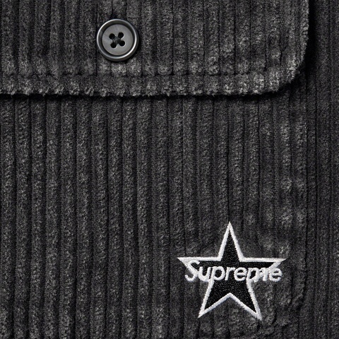 Supreme Corduroy Shirt - Black
