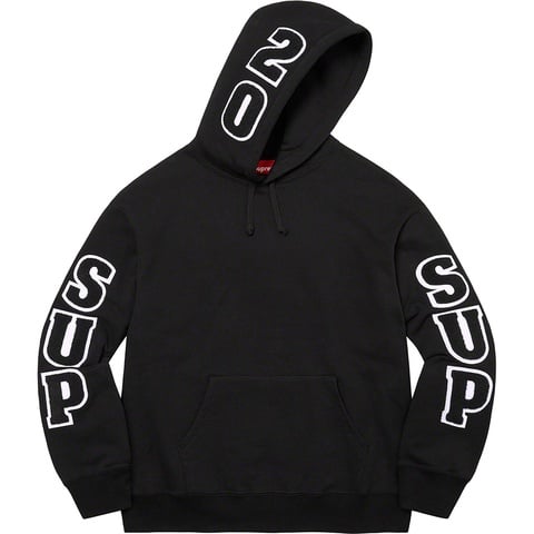 Supreme Team Chenille Hooded Sweatshirt - Supreme