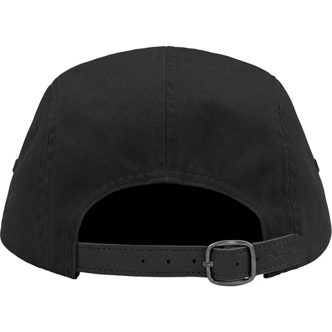 Supreme Washed Chino Twill Camp Cap - Black