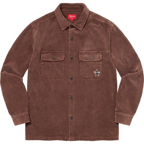 Supreme Corduroy Shirt - Brown