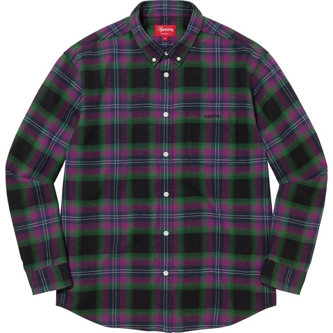 Brushed Plaid Flannel Shirt - spring/summer 2022 - Supreme