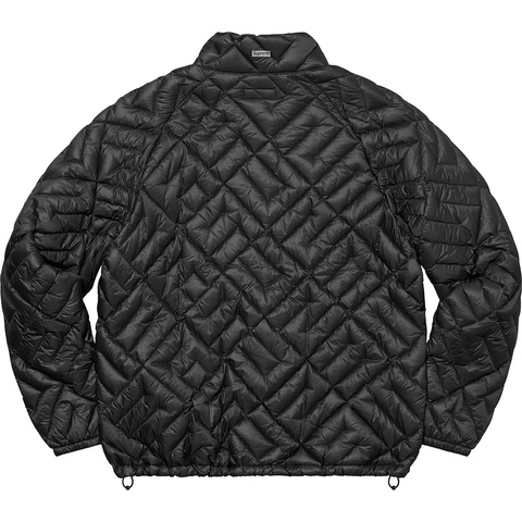 Supreme Spellout Quilted Lightweight Down Jacket - Black