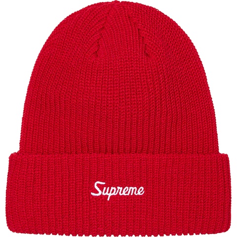 Supreme Loose Gauge Beanie - Red