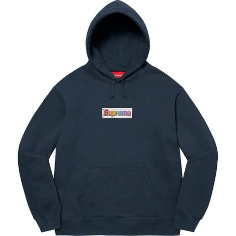 Bling Box Logo Hooded Sweatshirt - Supreme