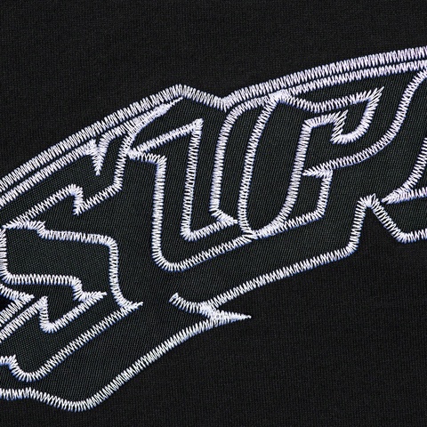 Supreme Appliqué Arc S/S Top - Black