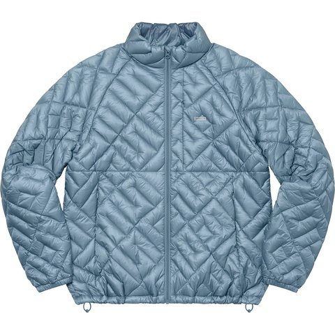 お*お様 Supreme Spellout Quilted Lightweigh Spellout Quilted Lightweight Down Jacket - Supreme