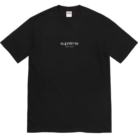 Supreme Classic Logo Tee - Black