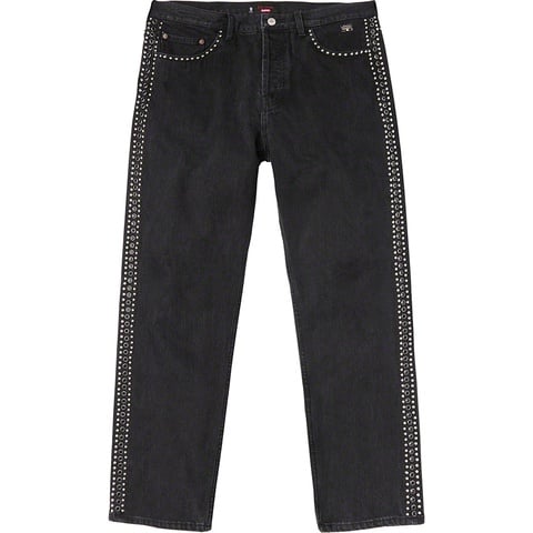 Supreme Supreme®/B.B.Simon® Studded Regular Jean - Black