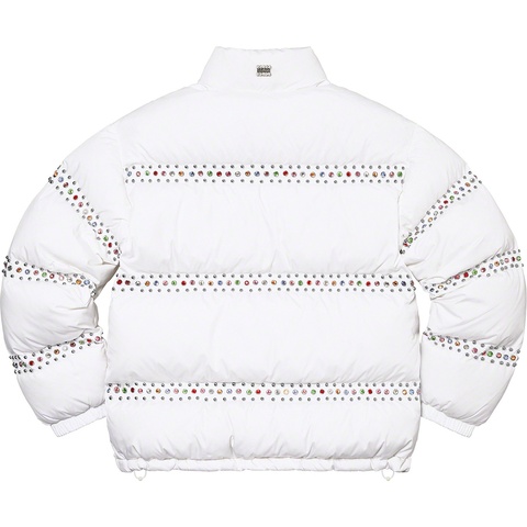Supreme Supreme®/B.B. Simon® Studded Puffer Jacket - White