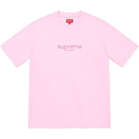 Supreme Beaded Logo S/S Top - Pink