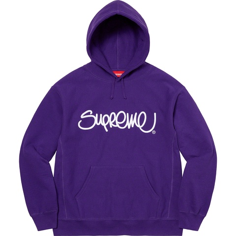 Supreme Raised Handstyle フーディー　XL Supreme Raised Handstyle Hooded Sweatshirt Ash Grey Men's - SS22 - US
