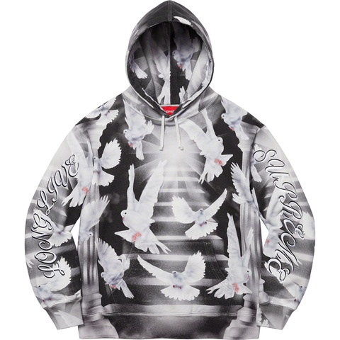 Supreme Doves Hooded Sweatshirt - Black