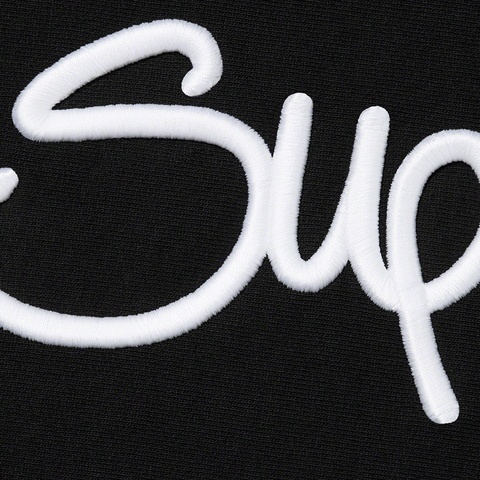 Raised Handstyle Hooded Sweatshirt - Supreme