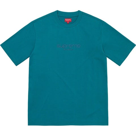 Supreme Beaded Logo S/S Top - Dark Teal