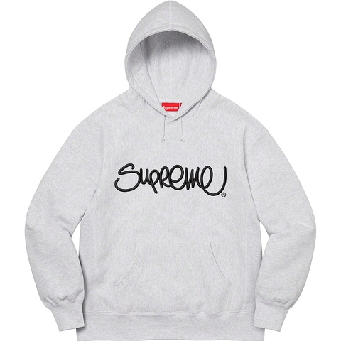 Raised Handstyle Hooded Sweatshirt - Supreme