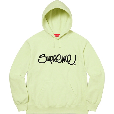 Supreme Raised Handstyle フーディー　XL Supreme Raised Handstyle Hooded Sweatshirt Ash Grey Men's - SS22 - US