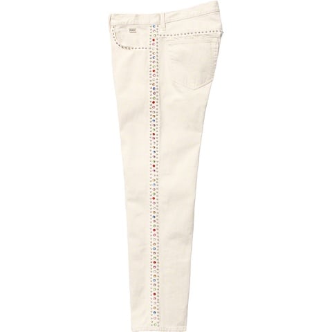 Supreme Supreme®/B.B.Simon® Studded Regular Jean - Natural