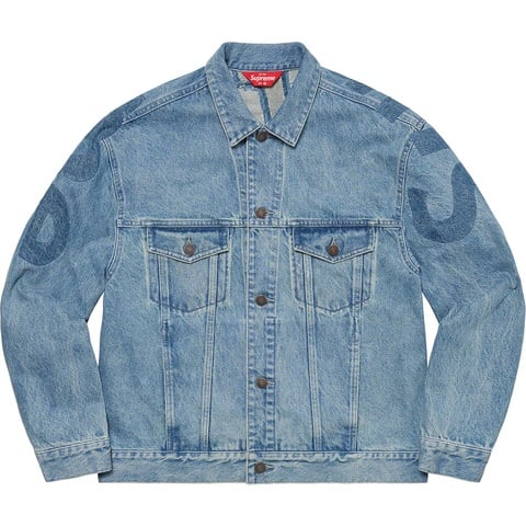 Inset Logo Denim Trucker Jacket - Supreme