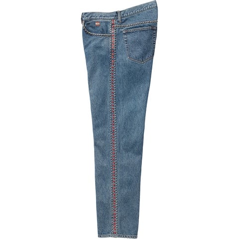 Supreme Supreme®/B.B.Simon® Studded Regular Jean - Blue