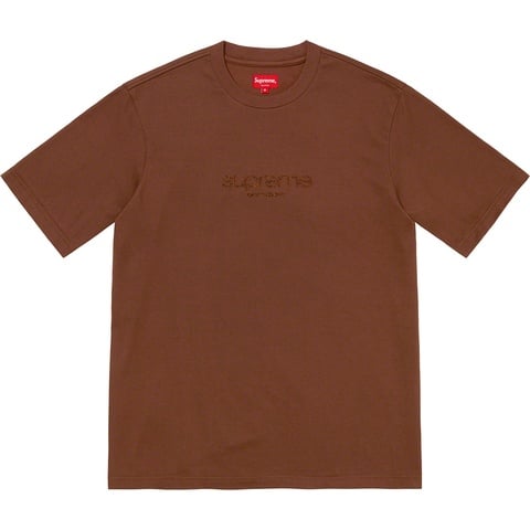 Supreme Beaded Logo S/S Top - Brown