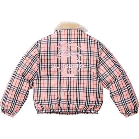 Supreme Supreme®/Burberry®Shearling Collar Down Puffer Jacket - Colorway