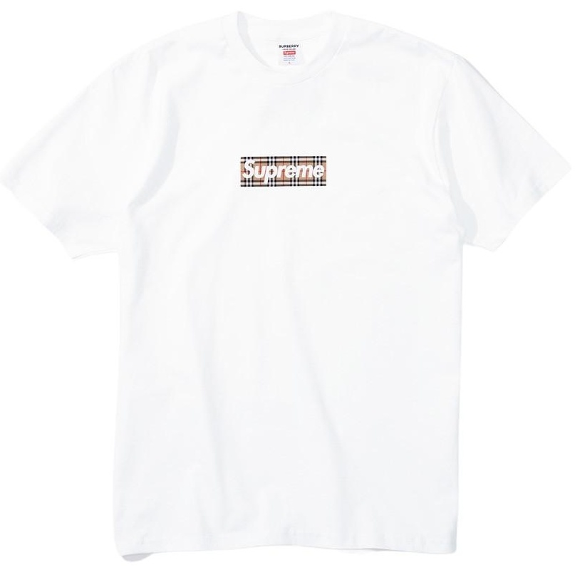 Supreme Supreme Burberry Box Logo Tee (SS22) - $54