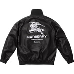 Supreme *Burberry exclusive* Supreme Burberry Leather Track Jacket (SS22)