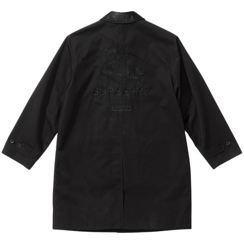 Supreme®/Burberry® Leather Collar Trench - Supreme