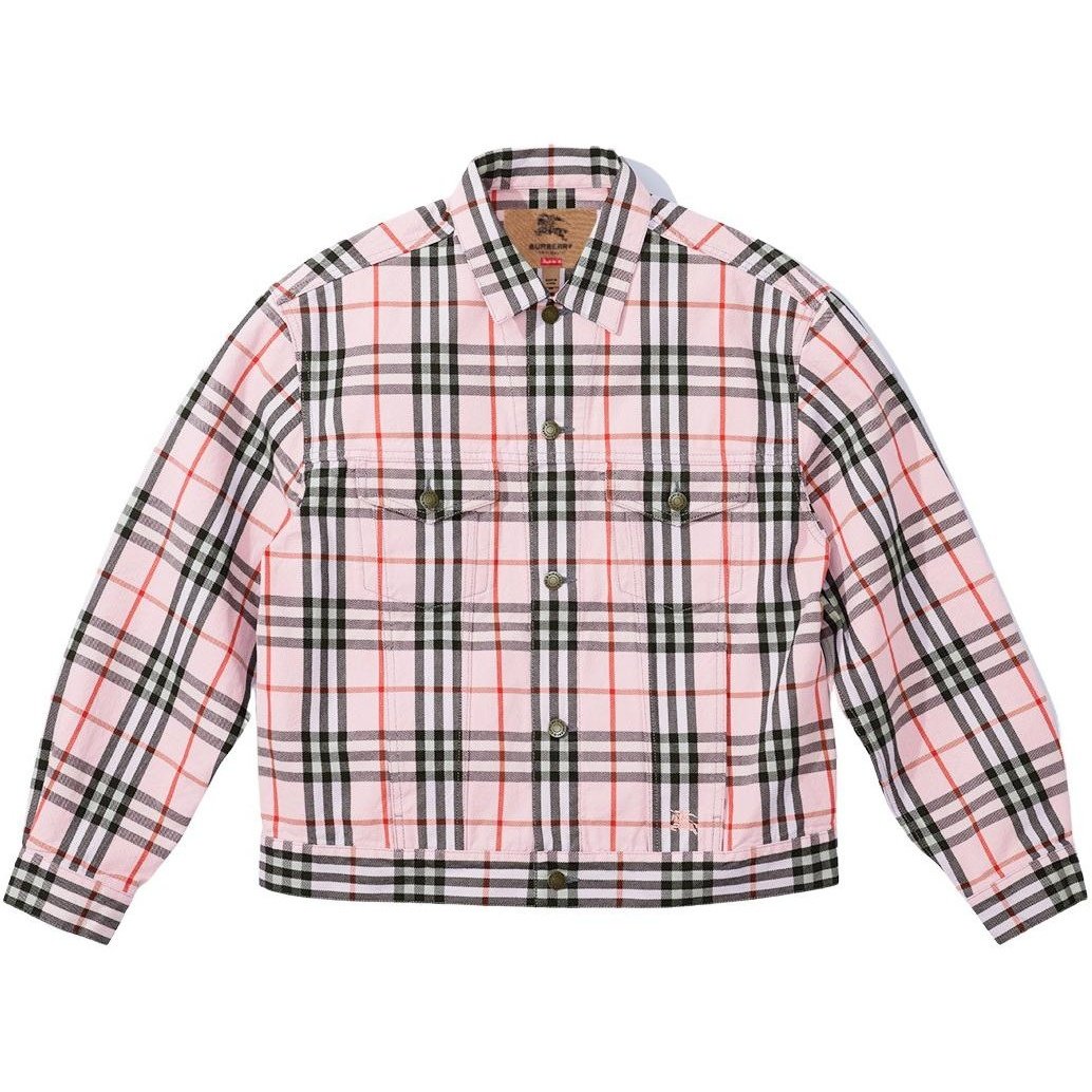 Supreme Supreme Burberry Denim Trucker Jacket (SS22) - $298