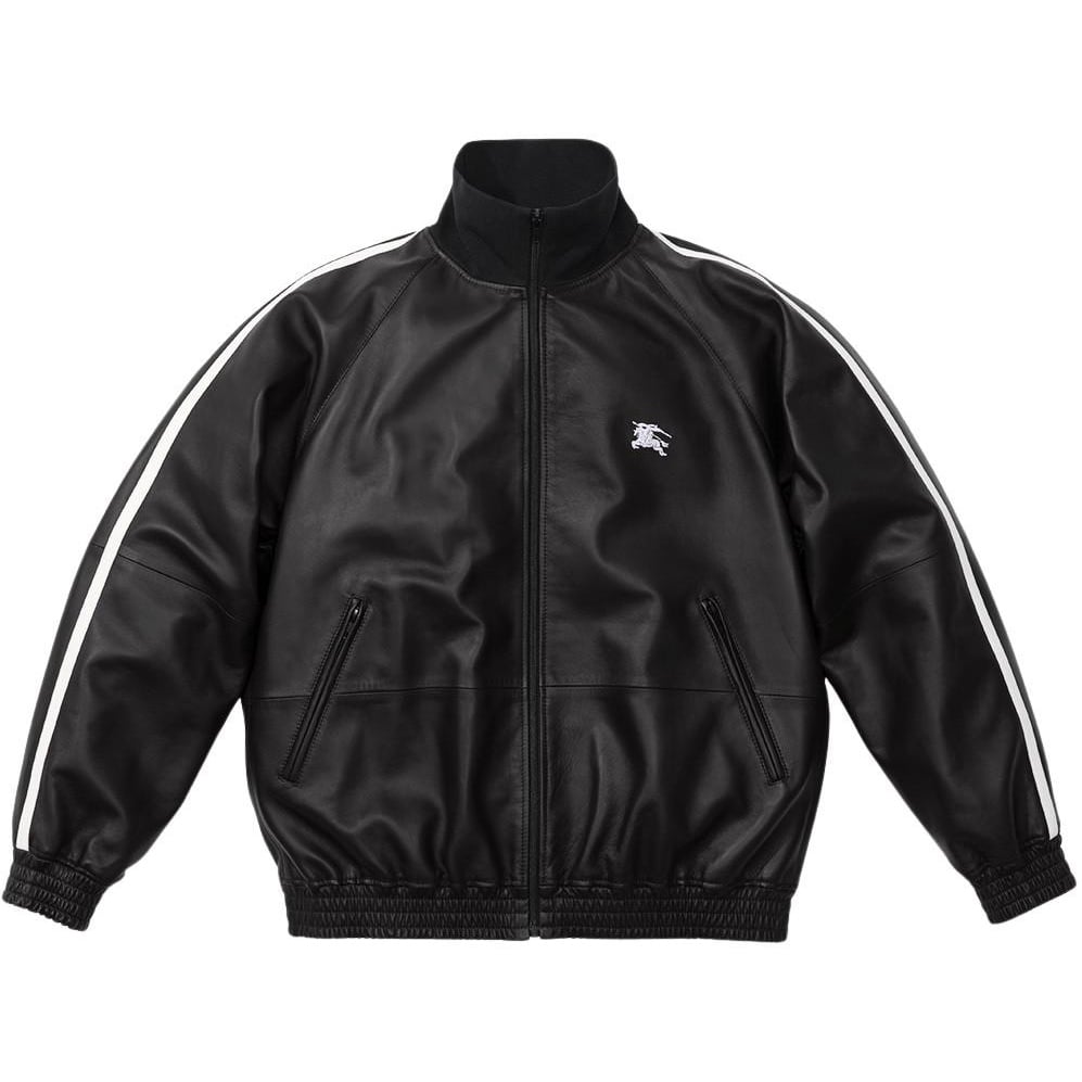 Supreme *Burberry exclusive* Supreme Burberry Leather Track Jacket (SS22)