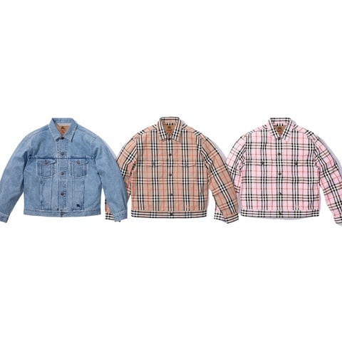 Supreme®/Burberry® Denim Trucker Jacket - Supreme