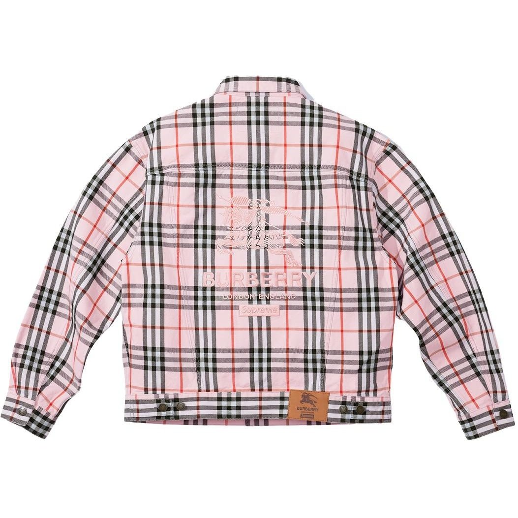 Supreme Supreme Burberry Denim Trucker Jacket (SS22) - $298
