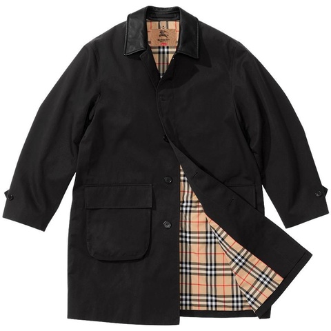Supreme Supreme®/Burberry® Leather Collar Trench - Colorway