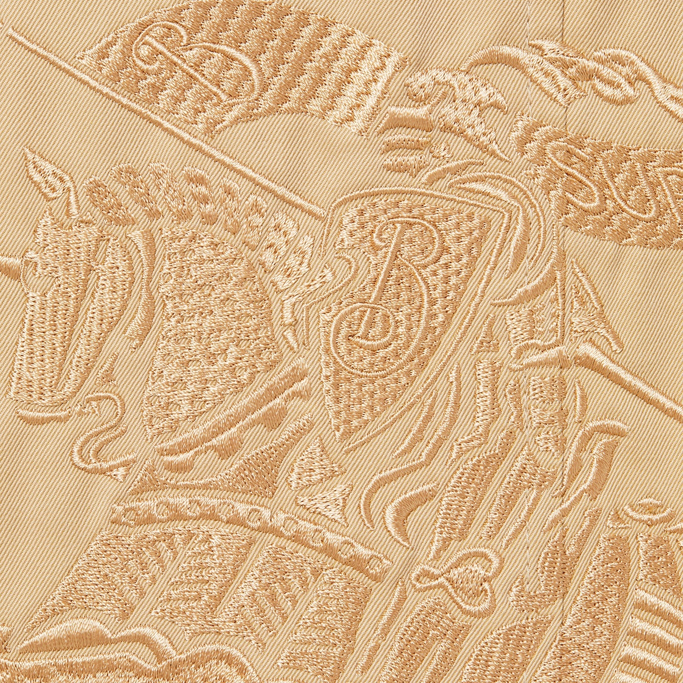 Supreme Supreme Burberry Leather Collar Trench (SS22) - Beige - $998