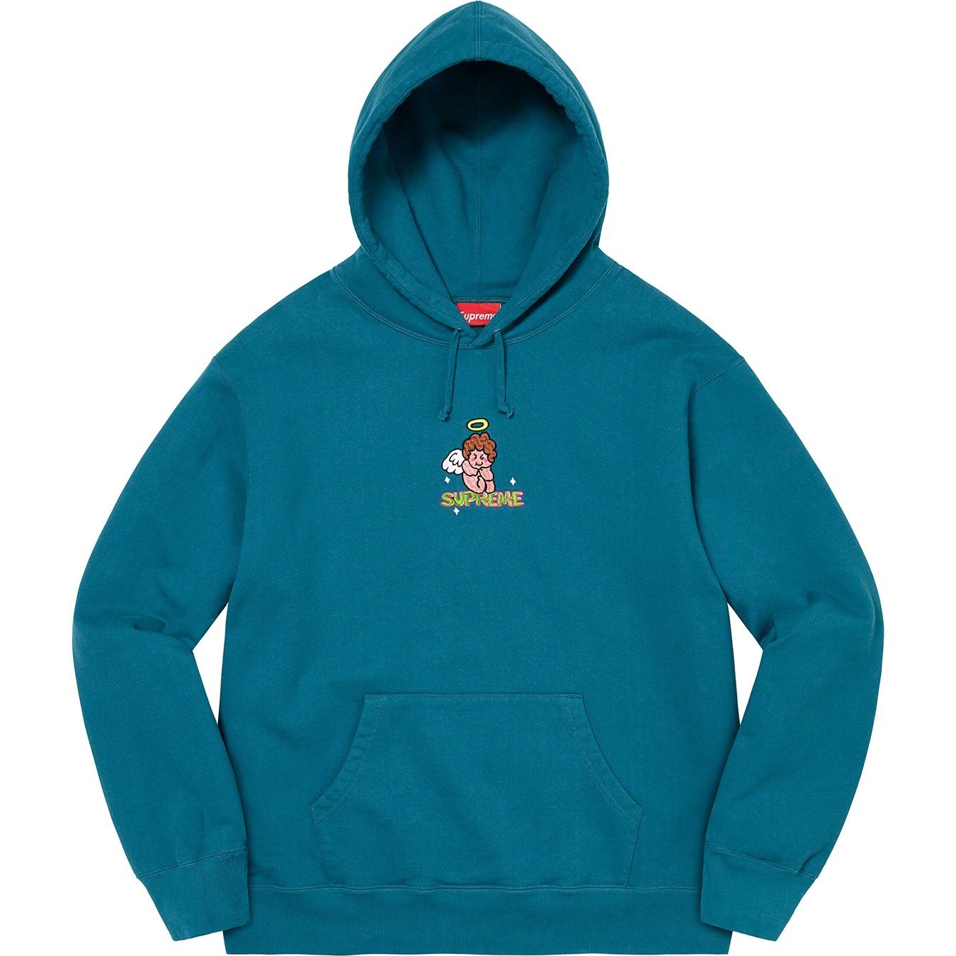 Supreme Angel Hooded Sweatshirt (SS22) - Marine Blue - $158