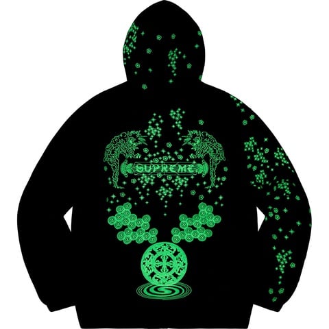 Supreme AOI Glow-in-the-Dark Track Jacket - Black
