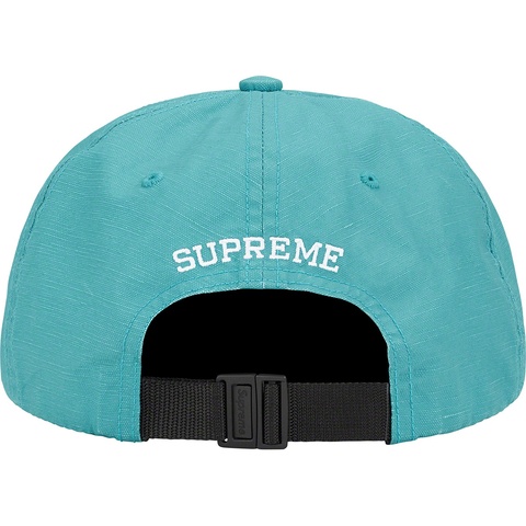 Supreme Small Box Coated Linen 6-Panel - Teal