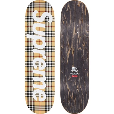 Supreme Supreme®/Burberry® Skateboard - Beige - 8.5" x 32.25"