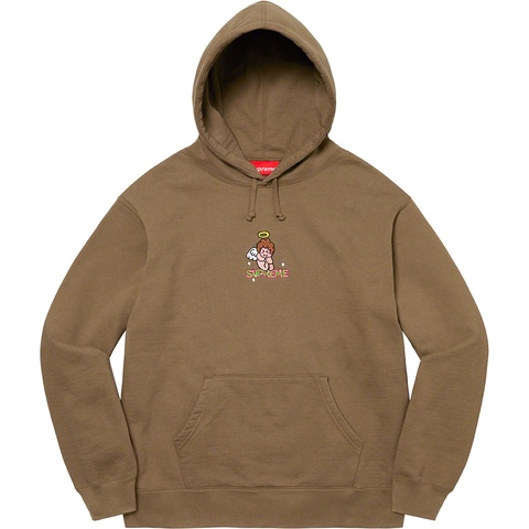 Supreme Angel Hooded Sweatshirt - Olive Brown