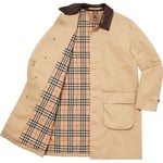 Supreme Supreme Burberry Leather Collar Trench (SS22) - Beige