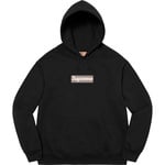 Supreme Supreme Burberry Box Logo Hooded Sweatshirt (SS22) - Black