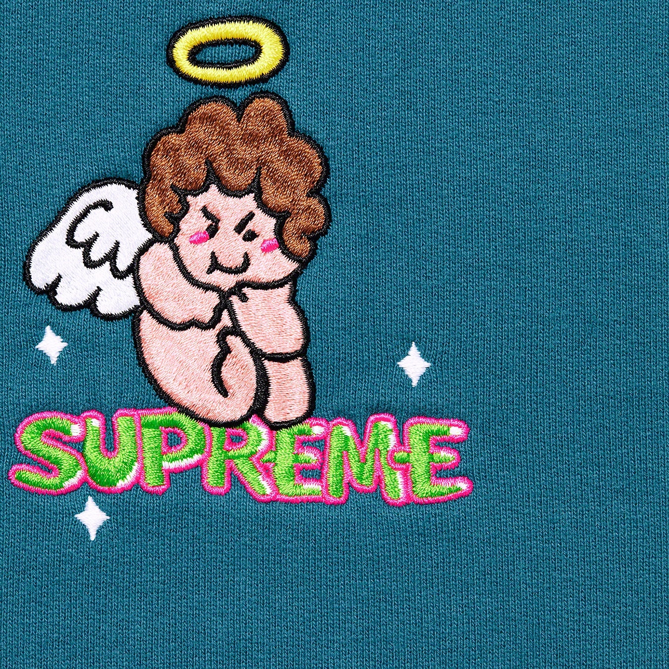 Supreme Angel Hooded Sweatshirt (SS22) - Marine Blue - $158