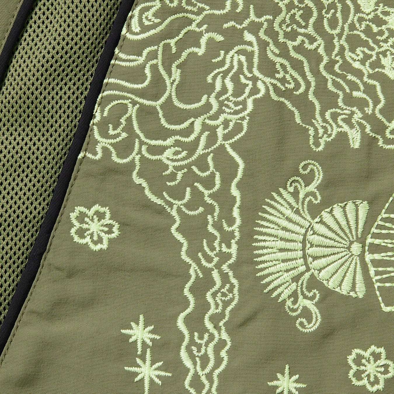 Supreme AOI Glow-in-the-Dark Track Jacket (SS22) - Olive - $188