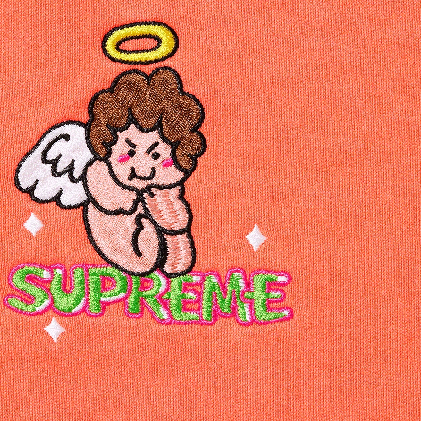 Supreme Angel Hooded Sweatshirt (SS22) - Apricot - $158