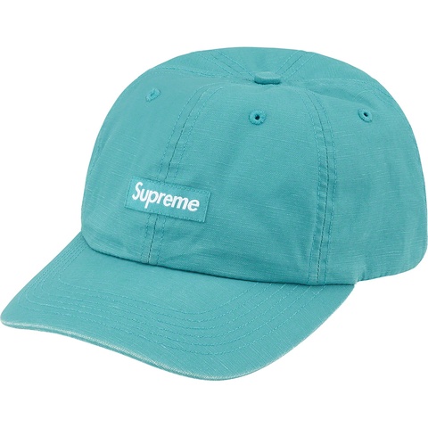 Supreme Small Box Coated Linen 6-Panel - Teal