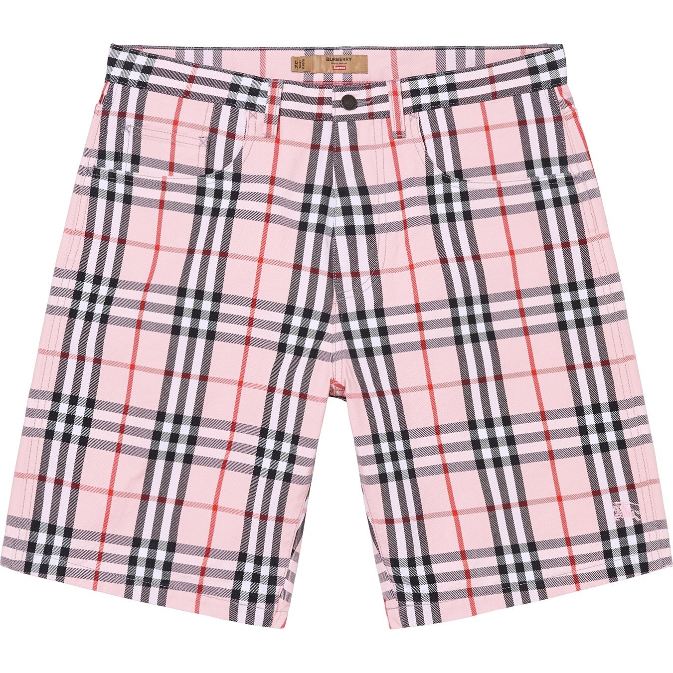 Supreme Supreme Burberry Denim Short (SS22) - Pink - $168